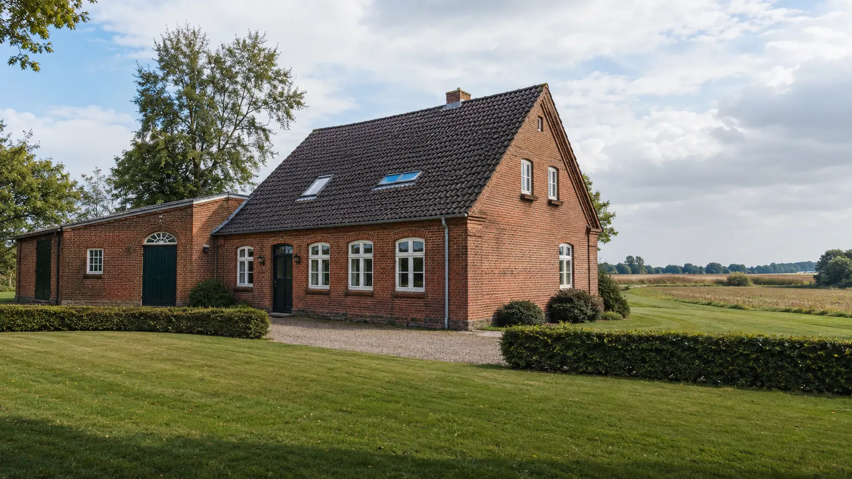 Norddeutsche Wohn- und Grundstückslage in Schleswig-Holstein